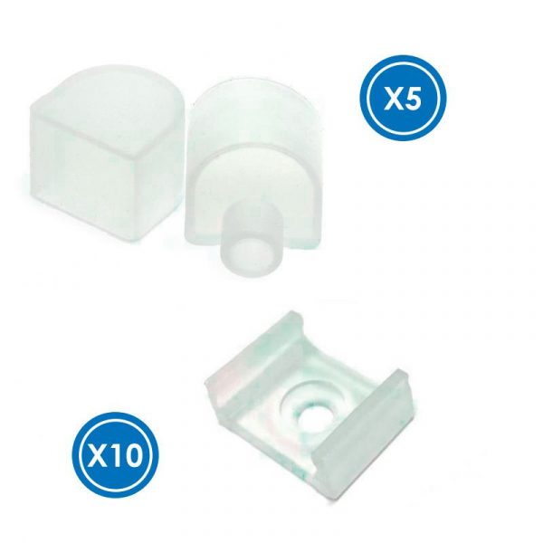 Pack Tapones y grapas para tira Funda Neon LM3982 - NLM3992