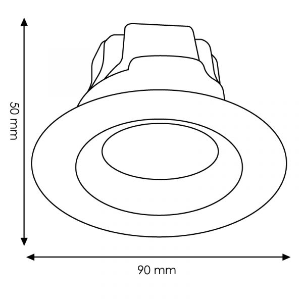 Foco Downlight Led orientable CobMax 7W - N - Imagen 2