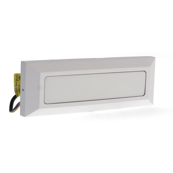 Baliza de Superficie Led Wall Long Rectangular Blanco 5W IP54 - N - Imagen 4