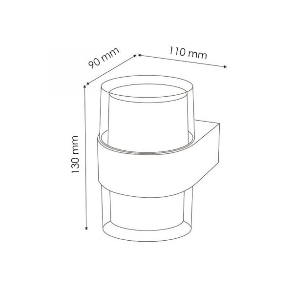 Aplique de pared Led Ian 10W - NLM6152 - Imagen 2