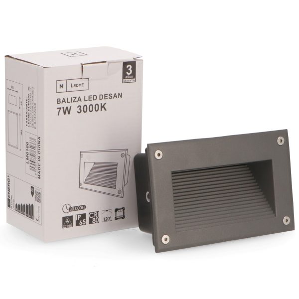 Baliza LED Desan Empotrable 7W 3000K IP65 - NLM6166 - Imagen 5