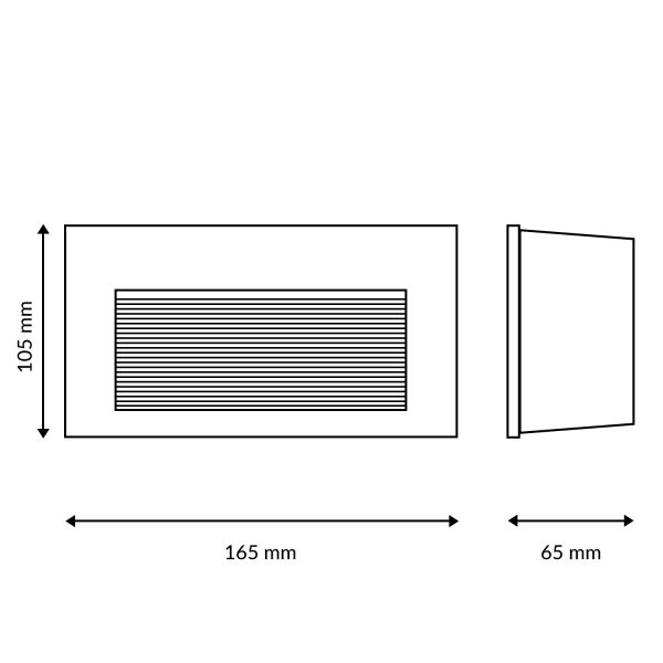 Baliza LED Desan Empotrable 7W 3000K IP65 - NLM6166 - Imagen 2