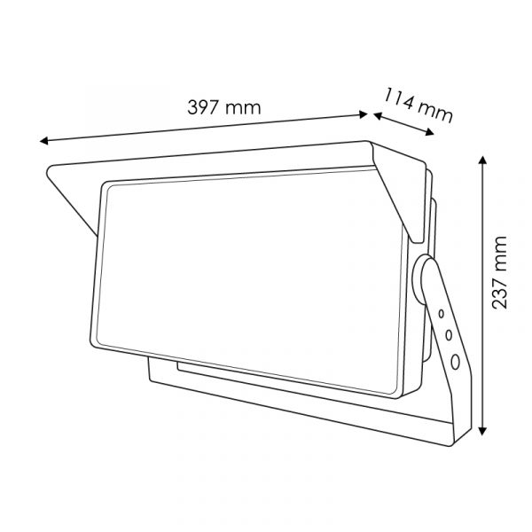 Foco Modular Led Coliseo 250W 60º - N - Imagen 2