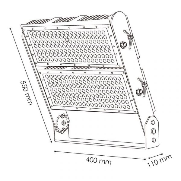 Foco Modular LED Stadium 500W 60º - N - Imagen 2