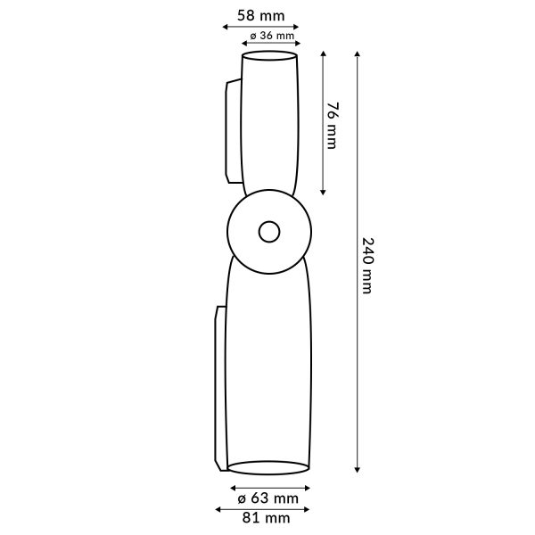 Brazo articulado para Farola 180º - NLM6255 - Imagen 2