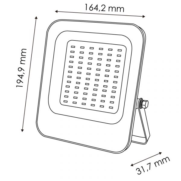 Foco Proyector Led Napoli 50W RGB - DSC - NLM6512 - Imagen 2