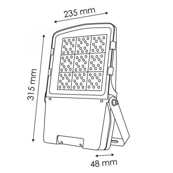 Foco Proyector Led Infinity 100W - NLM6461 - Imagen 2