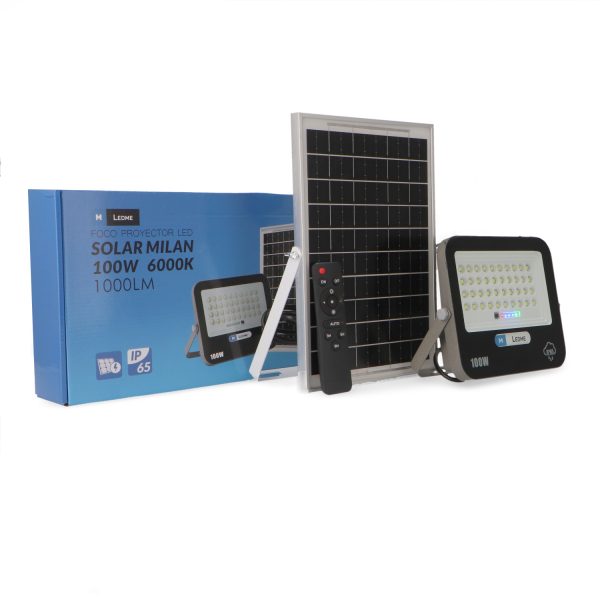 Foco Proyector Led Solar Milan 100W - N - Imagen 3