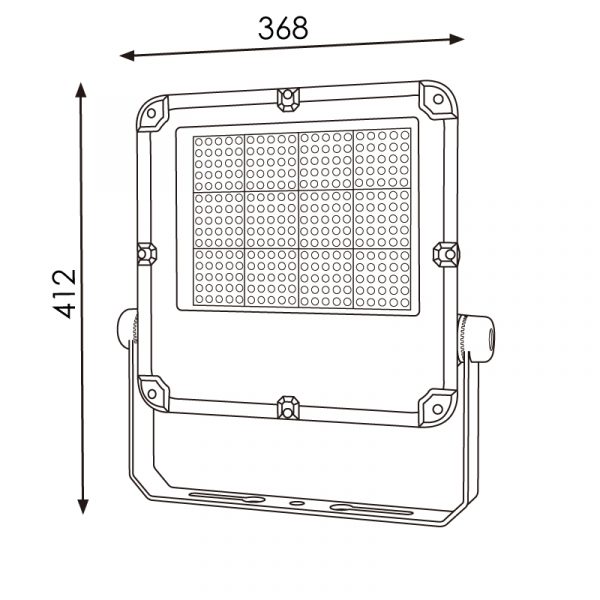 Foco proyector LED Slim Series 200W - N - Imagen 2