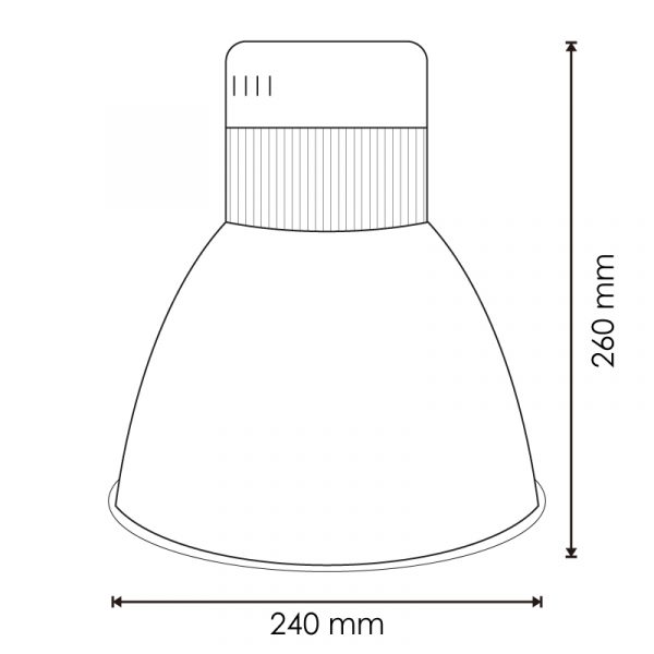 Campana LED Menie 28W - Pescaderias - DSC - NLM6622 - Imagen 2
