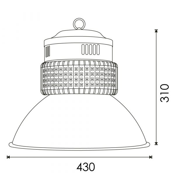 Campana LED SMD Cool 150W - DSC - N - Imagen 2