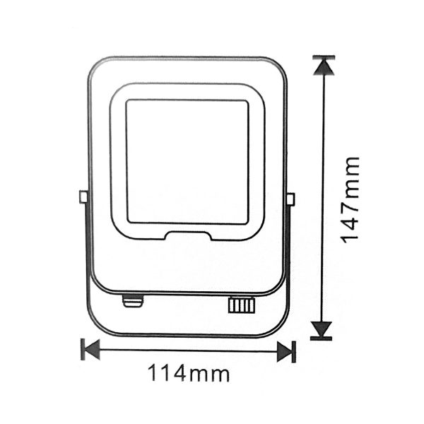 Foco Proyector Led Napoli Plus White 20W CCT - NLM6841 - Imagen 2