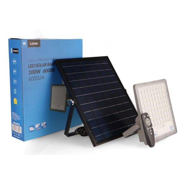 Foco Proyector Led Solar Bari 100W - DSC - N - Imagen 3