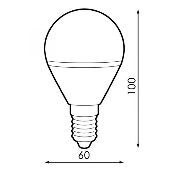 Bombilla Led E14 G60 7W - N - Imagen 2