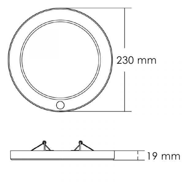 Panel de Superficie Led Kram 18W CCT - N - Imagen 2