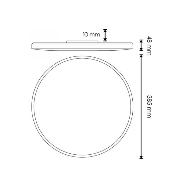 Plafon LED Circular Sense 40W - N - Imagen 2