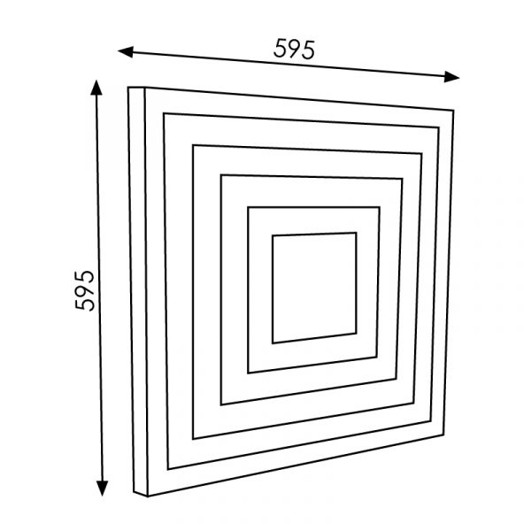 Extractor Ofair 60X60 cm 50W - NLM9019 - Imagen 2