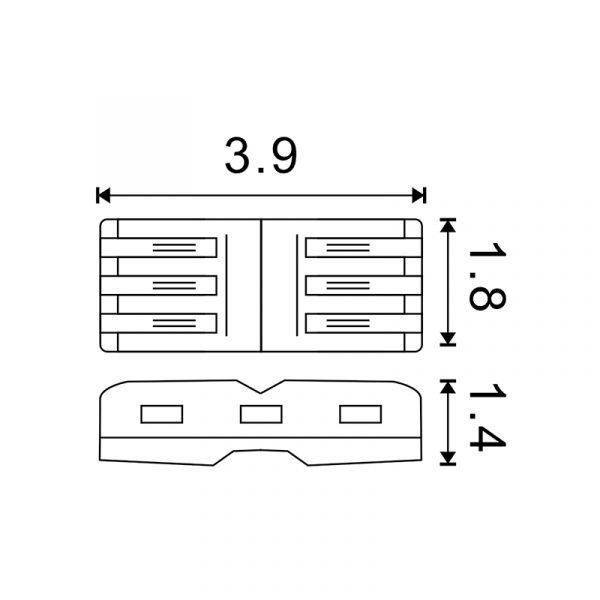 Conector rápido de 3 entradas hasta 4 mm² - NLM9055 - Imagen 2