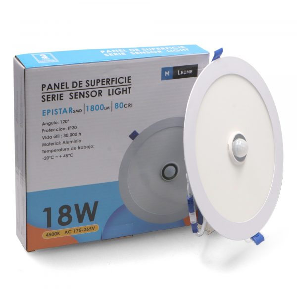 Panel LED Circular Serie Sensor Light 18W - N - Imagen 3