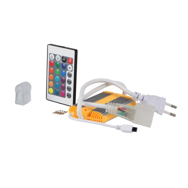 Controlador para Neón LED RGB 220V con mando - NLM2161