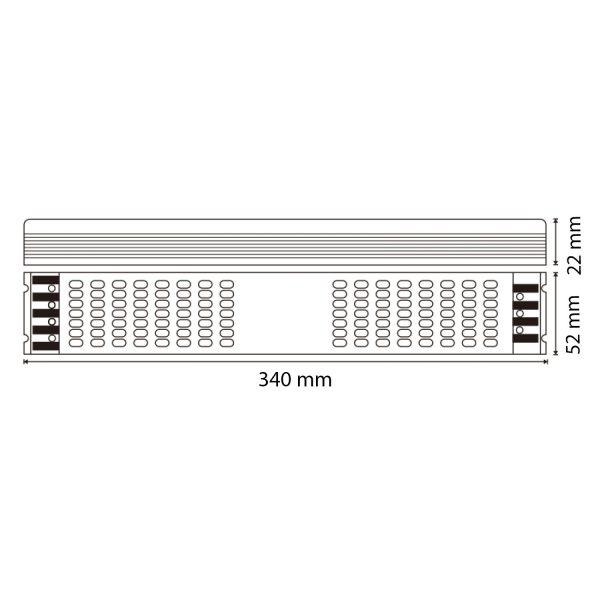 Fuentes de alimentación Slim para tiras LED 400W 24VDC - DSC - NKB2255 - Imagen 3
