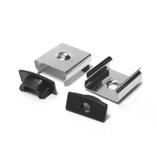 Pack 2 Tapones y 2 grapas para Perfil LM3708 - NLM3708A