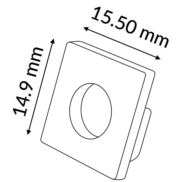 Pack 2 Tapones para Perfil LM3844 - NLM3844A - Imagen 2