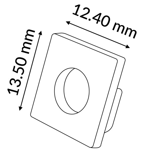 Pack 2 Tapones para Perfil LM3846 - NLM3846A - Imagen 2