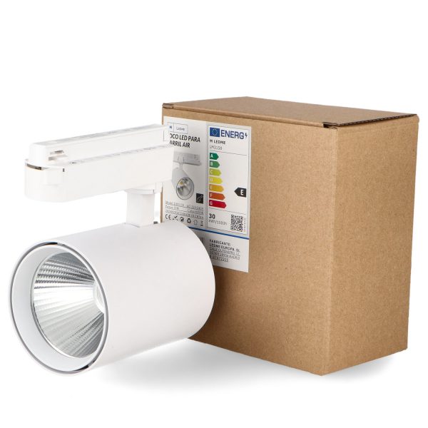 Foco LED para carril White Air 30W Monofásico No Flicker - Verduras - NLM3156 - Imagen 3