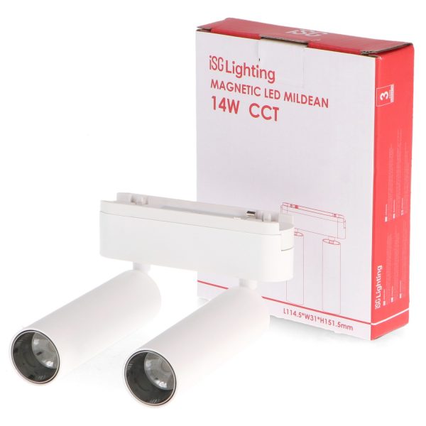 Foco LED Serie ET16 7W *2 para carril magnético Blanco 48V - N - Imagen 2