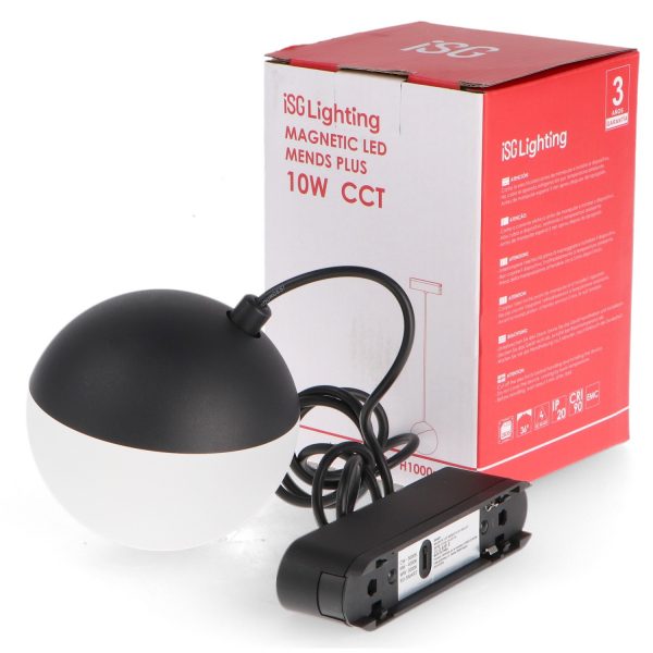 Foco LED Serie ET16 10W para carril magnético Negro 48V - N - Imagen 2