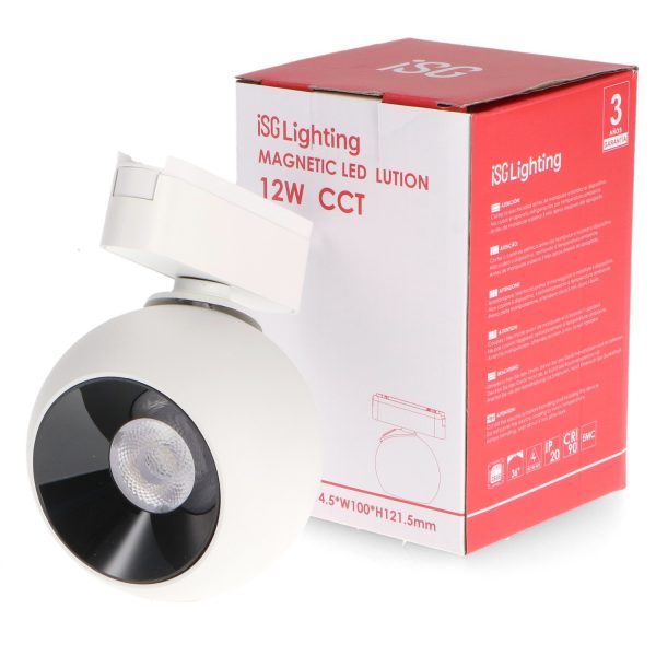 Foco LED Lution Serie 5mm 12W para carril magnético Blanco 42V - N - Imagen 3