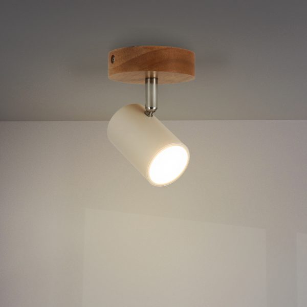Lámpara de Techo Serie Wood 1 Focos GU10 - NLM4501