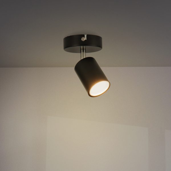 Lámpara de Techo Serie Black 1 Focos GU10 - NLM4505