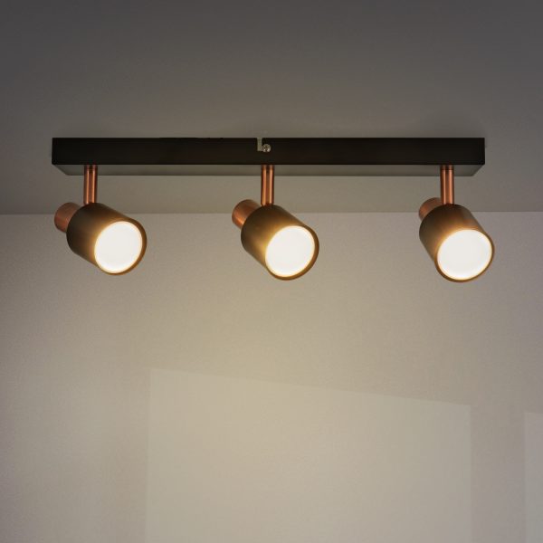 Lámpara de Techo Serie Gold 3 Focos GU10 - NLM4511