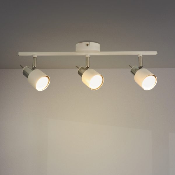 Lámpara de Techo Serie White 3 Focos GU10 - NLM4515