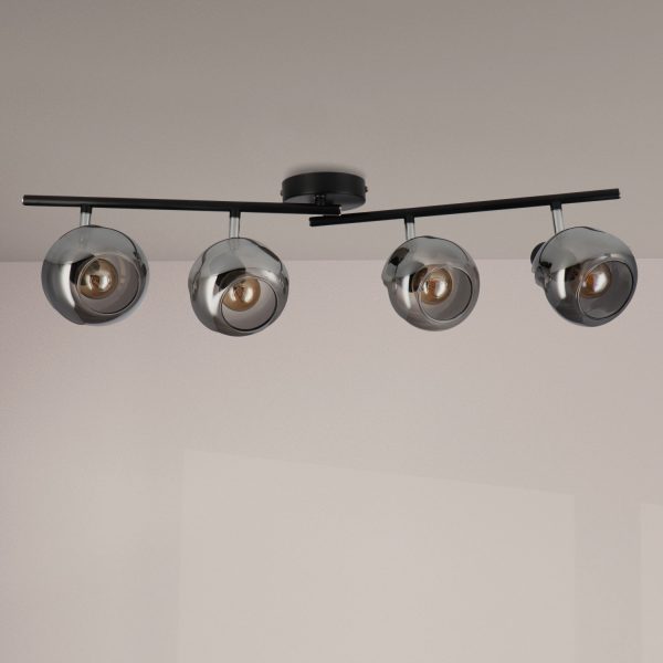 Lámpara de Techo Serie Glass 4 Focos E14 - NLM4520 - Imagen 3