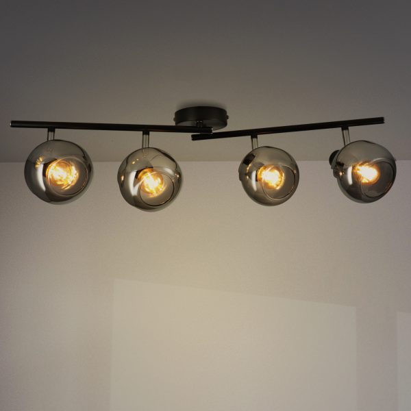 Lámpara de Techo Serie Glass 4 Focos E14 - NLM4520