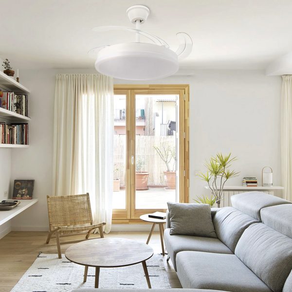 Ventilador de techo LED White Otah Ø107 cm - NLM8843 - Imagen 4