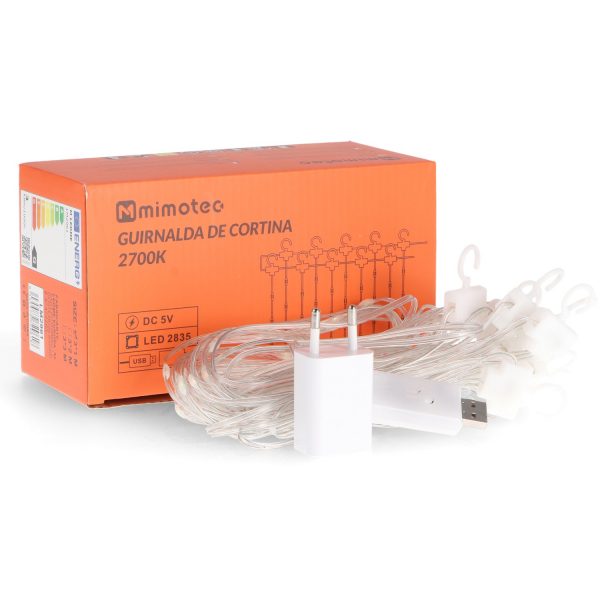 Cortina de Guirnalda Exterior LED con Usb 3*3m - NLM2963 - Imagen 8