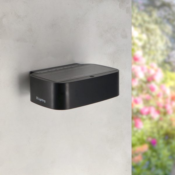 Aplique Led Solar Black Plit - NGA7382