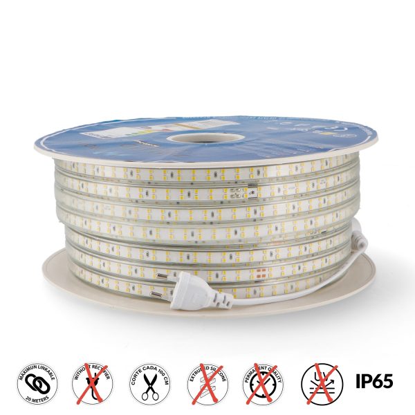 Tira de Led 220V Smd Arast 14,4W/m- 50 Metros - N