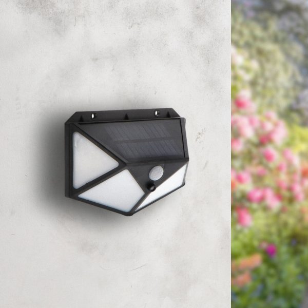 Aplique LED Solar Mustang con Sensor Movimiento - N