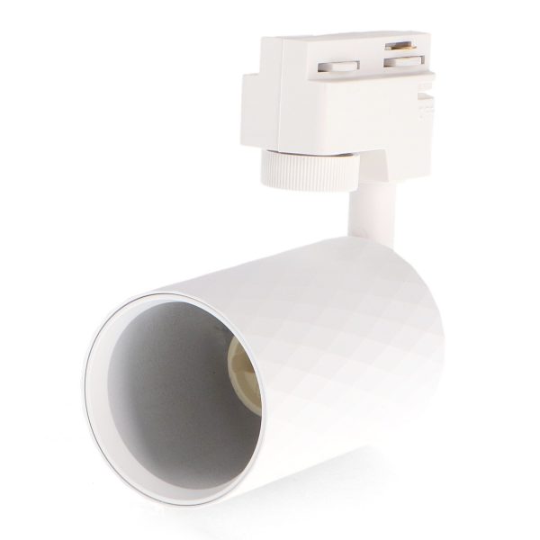 Foco portalámparas GU10 para carril White Diamond Monofásico - NLM3191