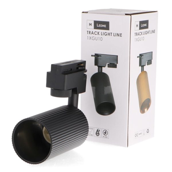 Foco portalámparas GU10 para carril Black Light Line Monofásico - NLM3195 - Imagen 3