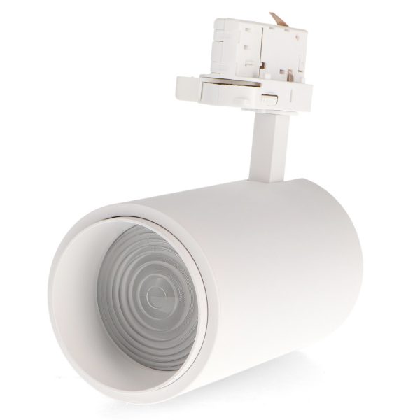 Foco LED para carril White Bari 30W Óptica Regulable Trifásico CCT - NLM3137