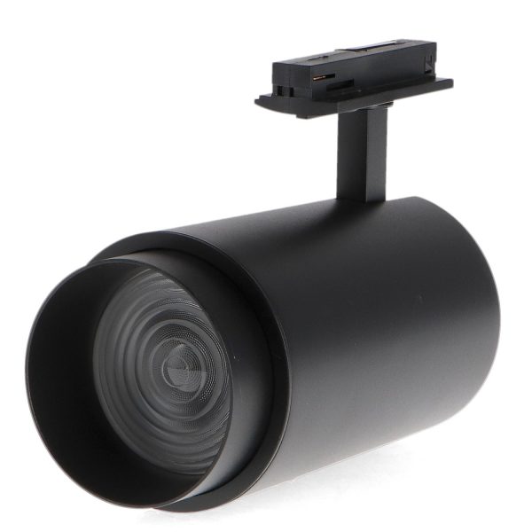 Foco LED para carril Black Bari 30W Óptica Regulable Monofásico CCT - NLM3134