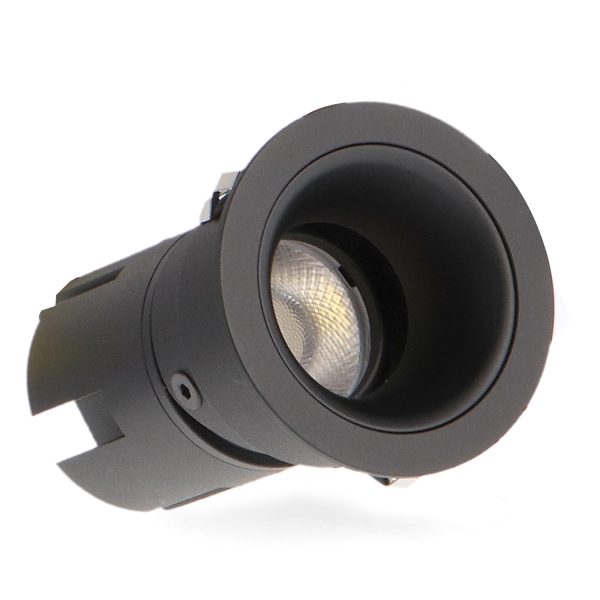 Foco Downlight LED orientable Black Cobmix 7W CCT - NGA4439