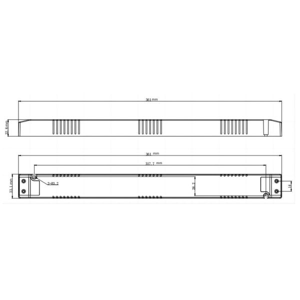 Fuentes de alimentación para tiras LED Lifud 240W 24VDC LF-GHY240H - NLF-GHY240H - Imagen 2