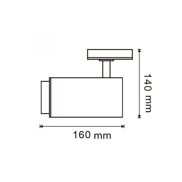 Foco LED para carril Black Bari 30W Óptica Regulable Monofásico CCT - NLM3134 - Imagen 2
